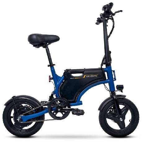 ARGENTO COLIBRI'' (AR-BI-260001) - MICRO E-BIKE - 14"" - MOTORE BAFANG 250W - 36V 5.2AH  - AUT. 50KM