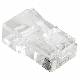 VULTECH SN21401 - CONNETTORI TRASPARENTI RJ45 UTP CAT. 5E/6 - 50 PZ. 8P8C