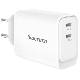 VULTECH CC45-2C - CARICATORE UNIVERSALE 2 PT USB-C GAN 45W