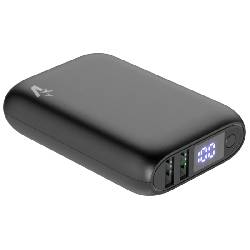 VULTECH VPB-WP10BK - POWER BANK 10.000 MAH - LCD - USB-C + 2XUSB-A QUICKCHARGE 22.5W