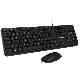 VULTECH KM-811 - KIT TASTIERA E MOUSE WIRED USB