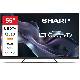 SHARP 55HP6265E - 55"" GOOGLE TV QLED 4K - FRAMELESS - HDR - AUDIO HARMAN KARDON - IT - PIEDE CENTRALE