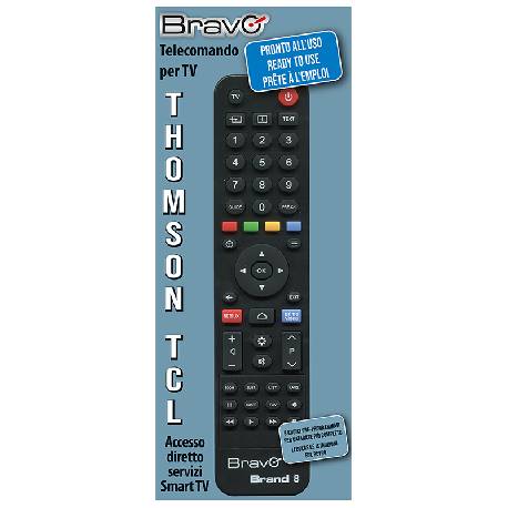BRAVO BRAND 8 (90202068) - TELECOMANDO COMPATIBILE PER TV THOMSON