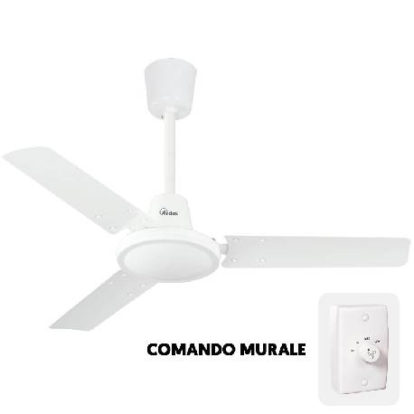 ARDES CLOUD (AR5A90) - VENTILATORE A SOFFITTO CON COMANDO MURALE - 3 PALE 90CM - 65W - 3 VEL.