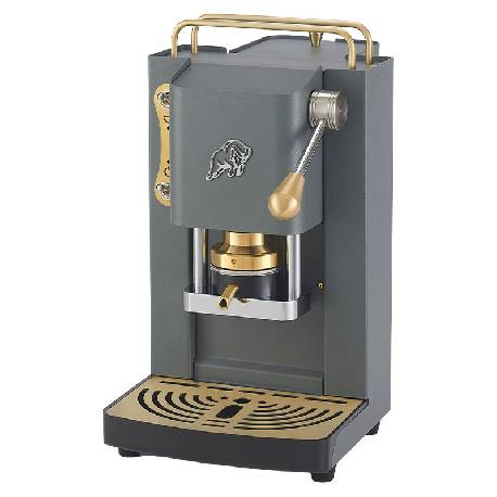 FABER PRO 3.0 ESSENTIAL GRAY DAYTONA BRASS - MACCHINA CAFFÈ A CIALDE