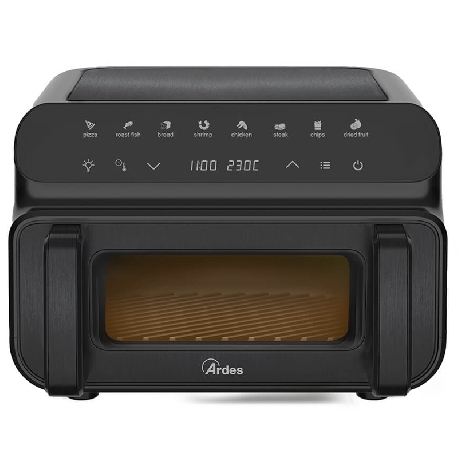 ARDES FRIGGISANA GRILL (ARFRYA12GP) - FRIGGITRICE AD ARIA 10 LT - DISPL TOUCH - 2 RESIST