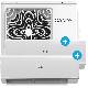 CANDY PURA - CONDIZIONATORE DUAL 9000 BTU + 12000 BTU - WI-FI (1x CY-2T14AOUT-A + 1x CY-09RAIN-MA + 1x CY-12RAIN-MA)