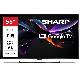 SHARP 55HR7265E - 55"" GOOGLE TV QLED 144Hz 4K AI -  FRAMELESS - STAND CENTRALE - HARMAN / KARDON - DOLBY VISION DIGITAL+ / DTS HD - CHROMECAST - BLACK - IT