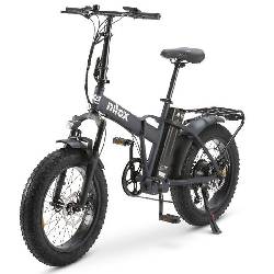 NILOX X8 PRO (NERO) - FAT BIKE - TELAIO PIEGHEVOLE - RUOTE 20 x 4 - MOTORE 250W - FRENI DISCO - BATTERIA ESTRAIBILE 36V 13AH - AUT. 70KM - CAMBIO SHIMANO 6 MARCE (NXEBX8PROBL)