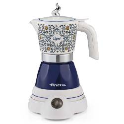 ARIETE MOKA AROMA CAPRI (1358/1C) - MOKA ELETTRICA PER POLVERE DI CAFFÈ 2/4 TAZZE
