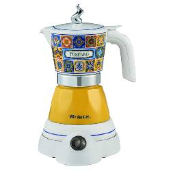 ARIETE MOKA AROMA POSITANO (1358/1P) - MOKA ELETTRICA PER POLVERE DI CAFFÈ 2/4 TAZZE