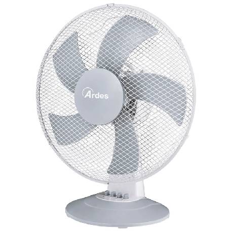 VENTILATORE ARDES STEELO 40W (AR5ST40W) - VENTILATORE DA TAVOLO 40CM - 3 VEL. - 50W BIANCO