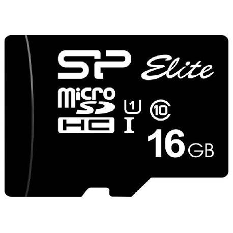 SILICON POWER ELITE 16GB MICRO SD CON ADATTATORE SD (SP016GBSTHBU1V10SP)