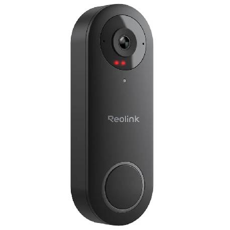 REOLINK D340P (NERO) - DOORBELL 2K+ - ALIMENTAZIONE POE - RILEVAMENTO INTELLIGENTE PERSONE