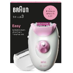 BRAUN SILK EPIL 3 (5320) - EPILATORE WHITE/PINK