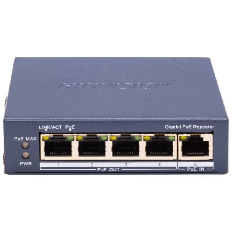 HIKVISION DS-3E0505P-E/R - PoE REPEATER GIGABIT - 60W