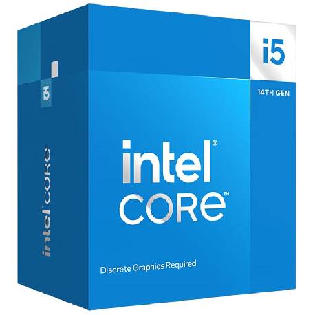 INTEL CORE i5-14400F RAPTOR LAKE - CPU BOX - NO-VGA - BASE 2.50 GHZ / TURBO 4.70 GHZ - CACHE 20 MB - SOCKET 1700