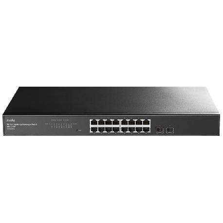 CUDY GS1016ES2 - SWITCH 16-PORT GIGABIT - 2 Gigabit SFP PORTS - Cudy Cloud APP