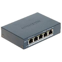 HIKVISION DS-3E1505P-EI/M - SWITCH 4PT GIGABIT POE + 1PT GIGABIT RJ45, 45W