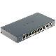 HIKVISION DS-3E1510P-EI/M - SWITCH 8PT GIGABIT POE + 2PT GIGABIT RJ45, 80W