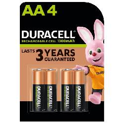 DURACELL BLISTER 2 BATTERIE STILO AA RICARICABILI 1300mAh (HR06BL2)