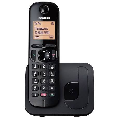 PANASONIC KX-TGC250JTB BLACK - TELEFONO CORDLESS SINGOLO - VIVAVOCE