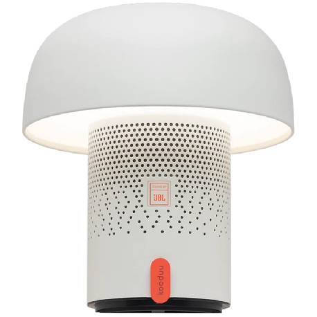 KOODUU SENSA PLAY JBL (CLOUDY WHITE) - LAMPADA DA TAVOLO CON SPEAKER BLUETOOTH JBL