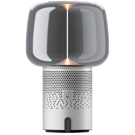 KOODUU SERENA PLAY JBL (SILVER) - LAMPADA DA TAVOLO IN VETRO CON SPEAKER BLUETOOTH JBL