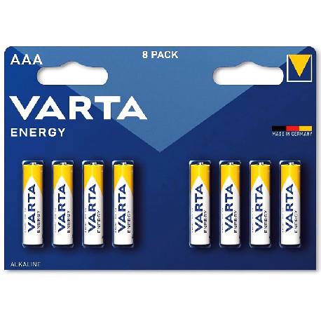 VARTA ENERGY - BLISTER 8 BATTERIE MINISTILO AAA