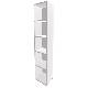 Armadi e Contenitori EDERA per composizione armadiatura chiusa (con fondo) MODULO SEGUITO rettangolare larga34,4 profonda45 alta193cm, a5comparti