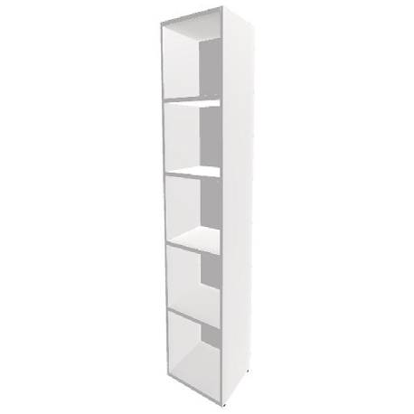 Armadi e Contenitori EDERA per composizione armadiatura chiusa (con fondo) MODULO SEGUITO rettangolare larga34,4 profonda45 alta193cm, a5comparti