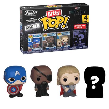 FUNKO POP BITTY POP 4-PACK CAPTAIN AMERICA (71503) - MARVEL