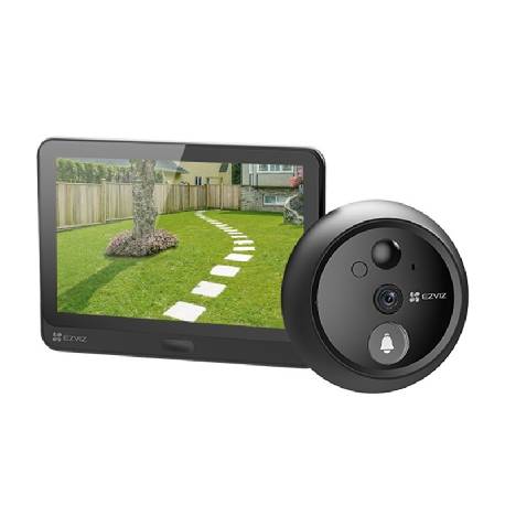 EZVIZ CS-HP4 PRO - SPIONCINO SMART EZVIZ - ARGENTO - DISPLAY 4"" 5MP - WIFI