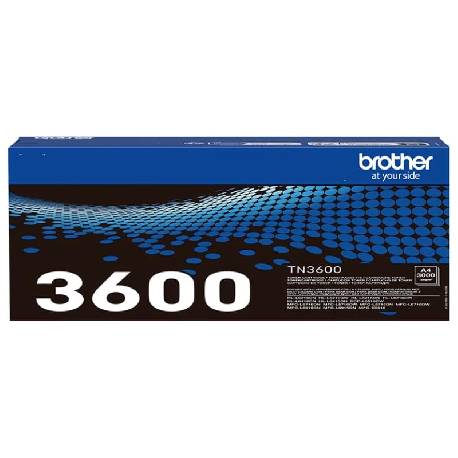BROTHER TN-3600 - TONER ORIGINALE - BLACK - 3000 PAG