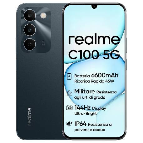 REALME C100 (GREEN) - SMARTPHONE 6.8" - 5G - RAM 4GB - STORAGE 128GB