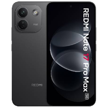 XIAOMI REDMI NOTE 17 PRO MAX (BLACK) - SMARTPHONE 6.83"" - 5G - RAM 8GB - 256GB - ITA