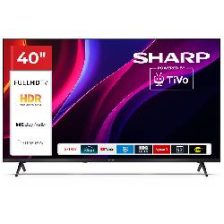 SHARP 40HE2245E - 40"" LED FHD -  FRAMELESS - COMP. TV SAT - AUDIO DOLBY DIGITAL+ / DTS HD - CHROMECAST - BLACK - IT