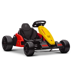 ABARTH E-KART KIDS SCATTO - 85W 24V9Ah - 50KG MAX - VEL. MAX 12KM/H - 6-9ANNI