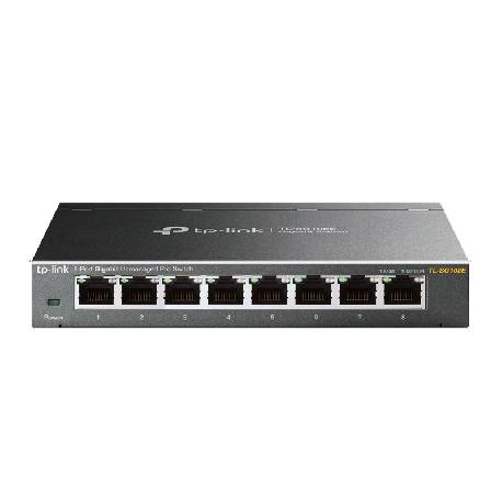 TP-LINK TL-SG108E - SWITCH 8 PT 10/100/1000 - CASE METALLICO