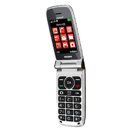 BRONDI MAGNUM 4 (SILVER) - TELEFONO CELLULARE - TORCIA - FOTOCAMERA