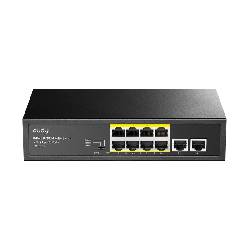 CUDY FS1010P - SWITCH 8 PT POE+ - 2 UPLINK PT 120W