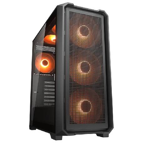 COUGAR MX600 MINI ARGB (BLACK) - PC CASE MINI TOWER V2 PRO 3x120 + 1x120 SUPP 360AIO  