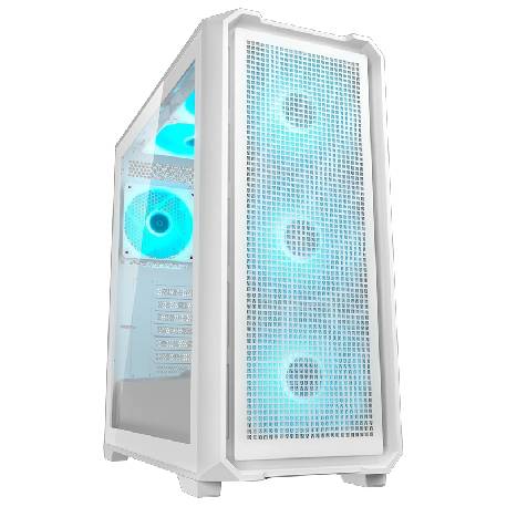 COUGAR MX600 MINI ARGB (WHITE) - PC CASE MINI TOWER V2 PRO 3x120 + 1x120 SUPP 360AIO   