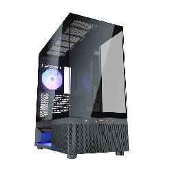 COUGAR CFV 220 (BLACK) - PC CASE MID TOWER 220TG 1+2x120 ARGB PWM  