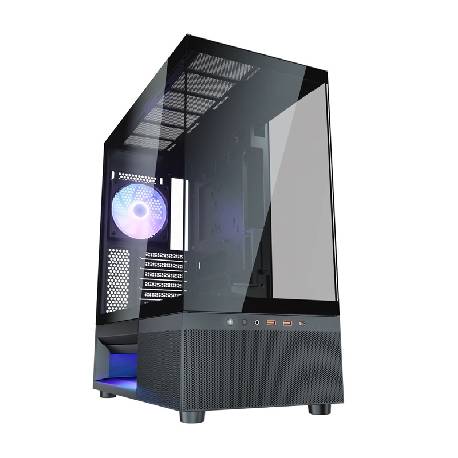 COUGAR CFV 220 (BLACK) - PC CASE MID TOWER 220TG 1+2x120 ARGB PWM  