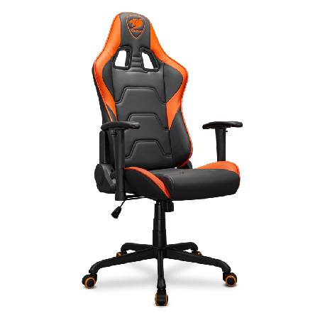 COUGAR ARMOR ELITE (BLACK ORANGE) - SEDIA GAMING