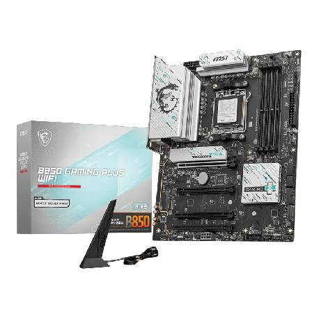 MSI B850 MAINBOARD GAMING PLUS WI-FI 6E - DDR5 SOCKET AM5 2xM.2 HDMI + DP ATX
