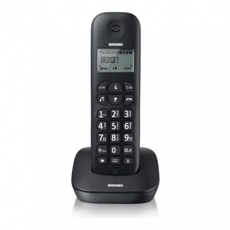 BRONDI GALA (NERO) - TELEFONO CORDLESS SINGOLO
